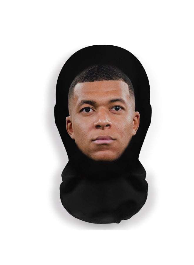 Soccer Star 8-in-1 Mask Set: Lightweight & Breathable Fan Merchandise | Printed Headbands with Ronaldo, Messi, Mbappé, Haaland & More | Festival Party & Halloween Cosplay Props - Image 5