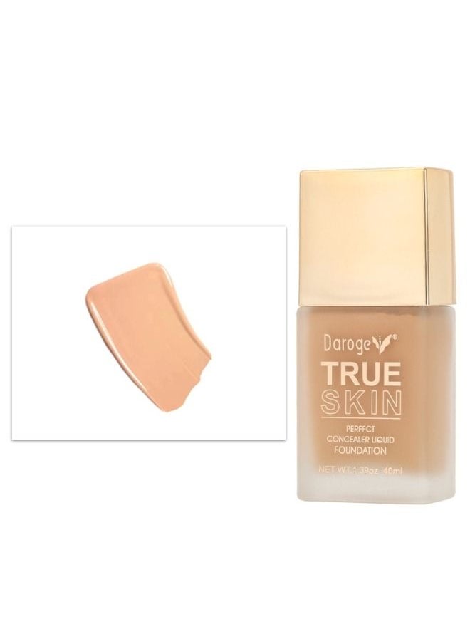 daroge Makeup Matte Liquid Foundation Pinkish Tan 40 ML  - Image 1