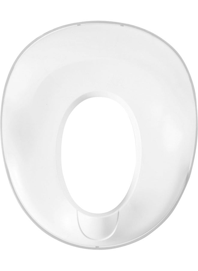 ubbi مدرب مرحاض أوببي القابل للتعديل للأطفال في مرحلة تدريب الحمام مع مقابض مدمجة و خطاف إضافي لتخزين سهل، رمادي - Image 2