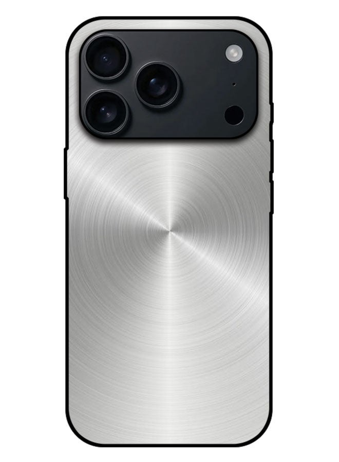 EYE CATCH Printed Protective Case Cover For Apple iPhone 17 Pro Max -  Steel Mirror Finish