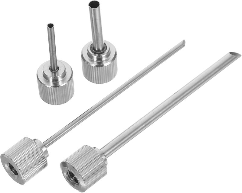 4pcs Stainless Steel Cream Dispenser Nozzle Set, Whipped Icing Piping Tips for Cake Decorating, Coffee Latte Art, Baking Accessories, Sturdy Decorating Tool Kit for Home Bakers - Image 1