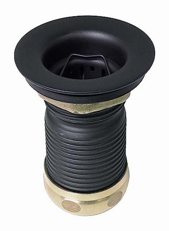 ويست براس مجموعة تصريف حوض الغسيل وبار جونيور من Westbrass A218-62 مع سلة مصفاة قابلة للإزالة، لون أسود غير لامع - Image 3