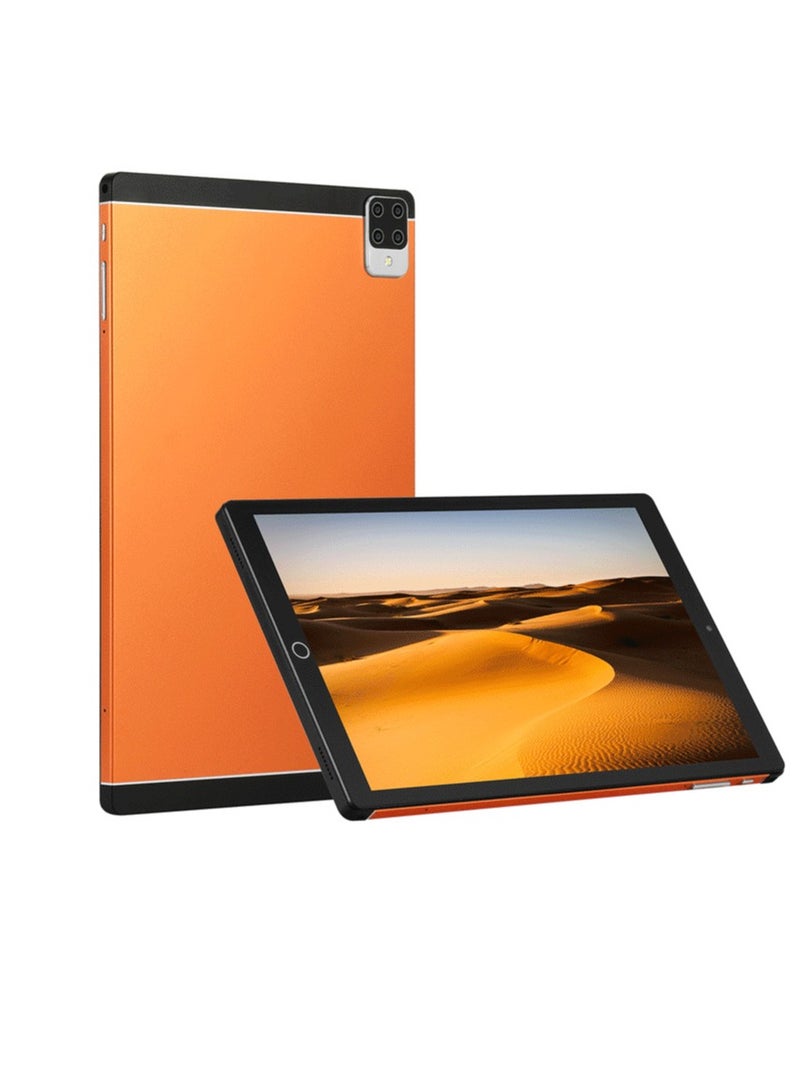 AROAQ P801 Reading Tablet, 2GB RAM 32GB ROM Dual Sim Wifi Pad, 3G 10 Inch Large Screen Call Tablet, Lightweight And Portable Touch Pad With Dual Cameras, (Orange) - Image 1