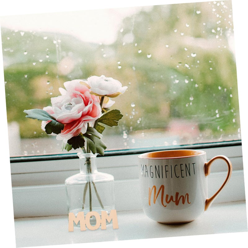 Unfinished Natural Wood Letters For Mother Day Decorations 15pcs Creative Wall Hanging Ornaments - Image 3