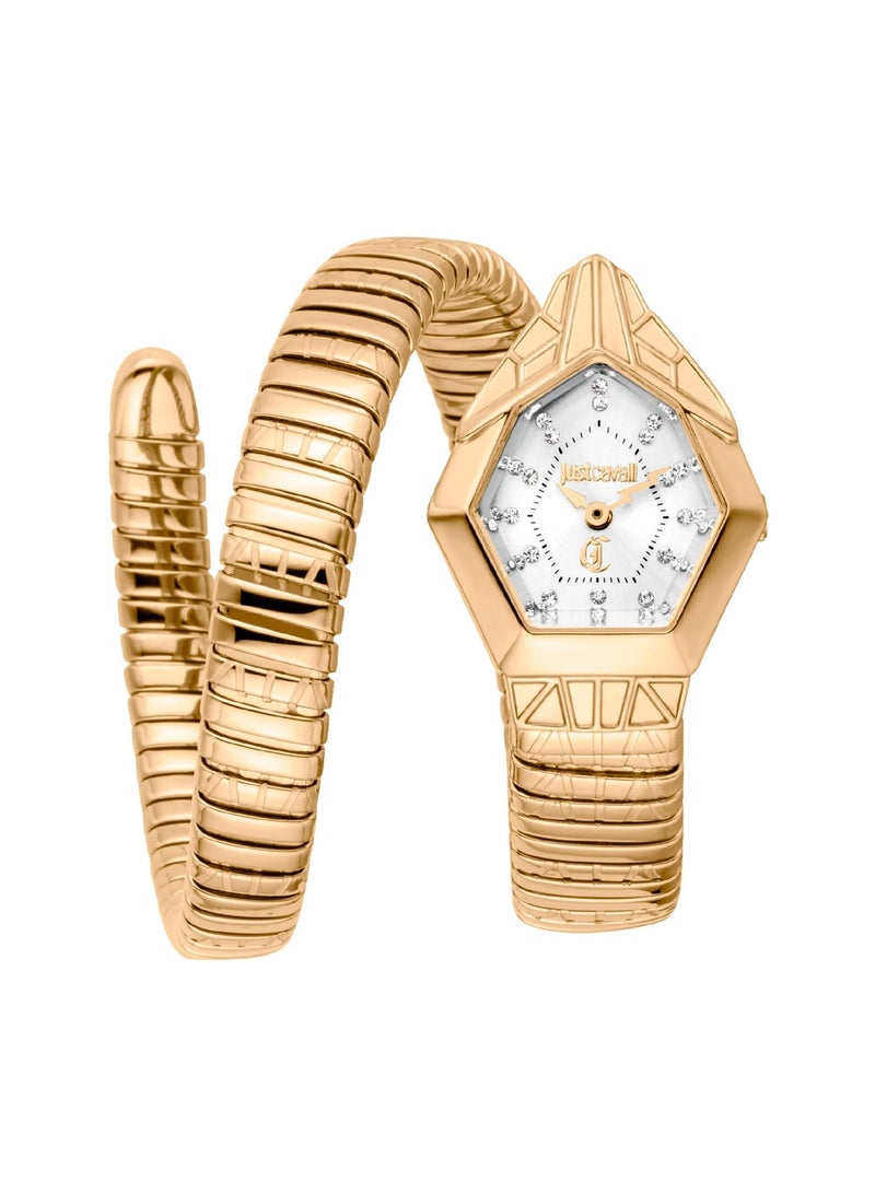 Just Cavalli Gemma Women's Analog Quartz Gold Stainless Steel Watch JC1L358M0035  - Image 1