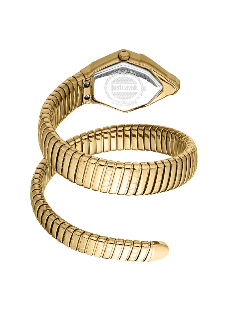 Just Cavalli Gemma Women's Analog Quartz Gold Stainless Steel Watch JC1L358M0035  - Image 3