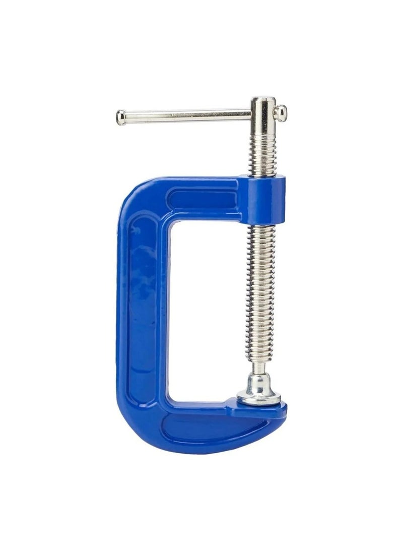 C-Clamp 3Inch, Heavy-Duty Cast-Iron Body, Industrial Strength, Ideal for Woodworking, Gluing, Welding