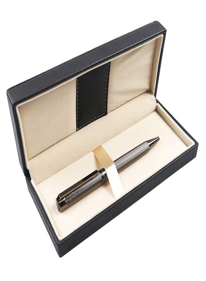 Penneed Ballpoint Pen with Gift Box, Metal Pen for Men Women Executive Business Office School Supplies, Refillable 0.7mm Black Ink B8(Classic Black) - Image 1
