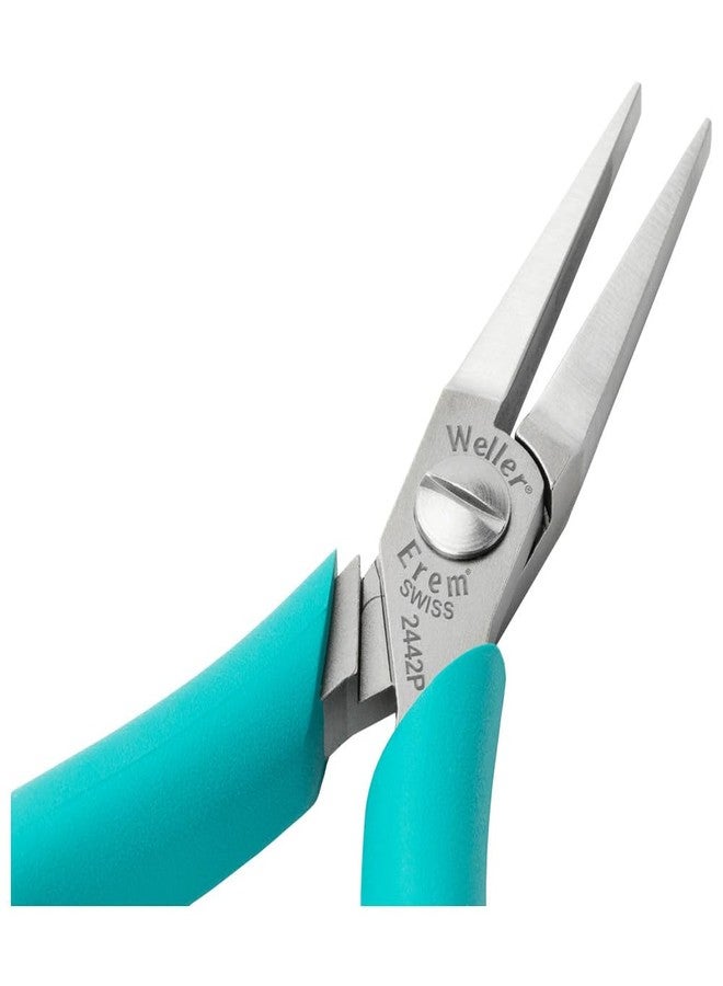 Erem Weller Erem 2442P 5 Flat Nose Pliers Smooth Jaws with Ergonomic Handles - Image 3