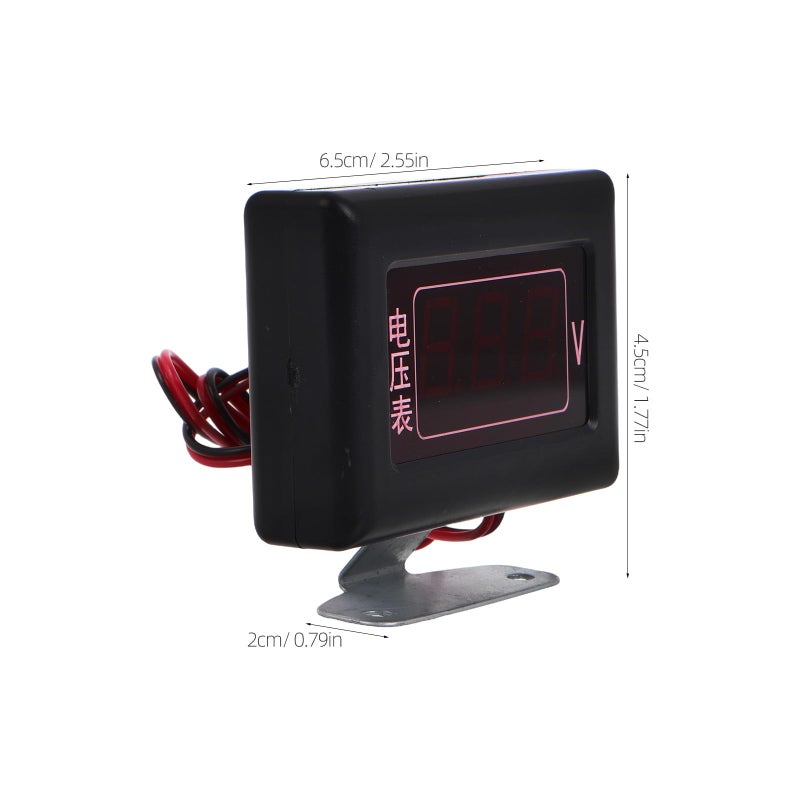 12V 24V Waterproof Digital Voltmeter Ammeter LED Display Car Battery Monitor - Image 3