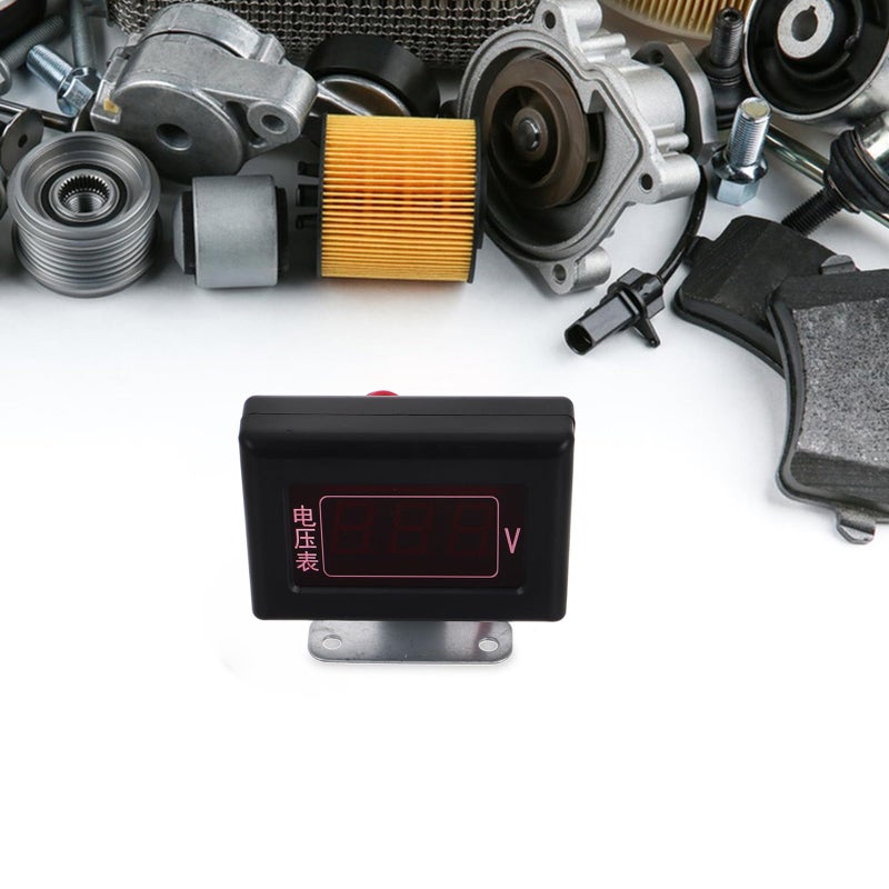 12V 24V Waterproof Digital Voltmeter Ammeter LED Display Car Battery Monitor - Image 5