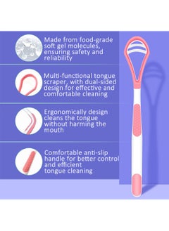 Generic Tongue Cleaner, Portable Reusable Tongue Scraper to Reduce Bad Breath and Improve Oral Hygiene, Easy-to-Use Tongue Brush (1 Pack)  - Image 2