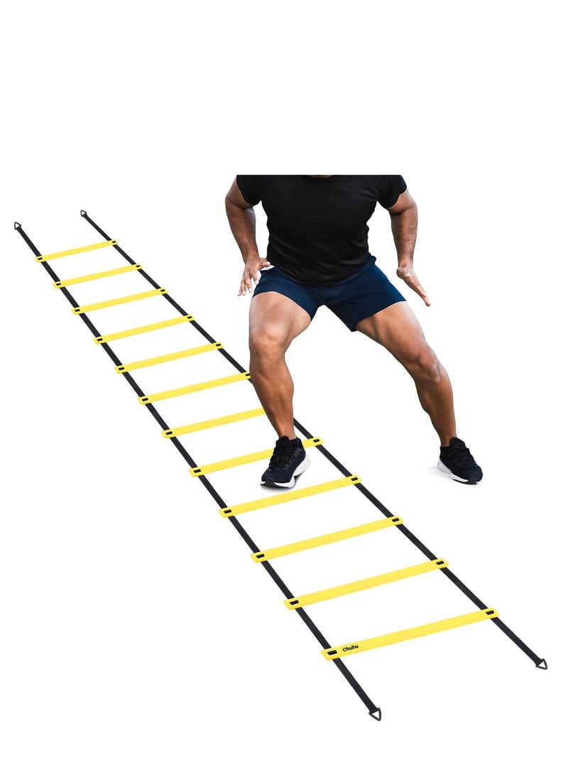 Generic Speed Agility Ladder Track and Field Equipment for Sports Training and Soccer Football Tennis Baseball Drills  - Image 1