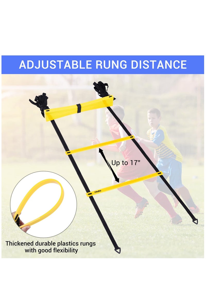 Generic Speed Agility Ladder Track and Field Equipment for Sports Training and Soccer Football Tennis Baseball Drills  - Image 3