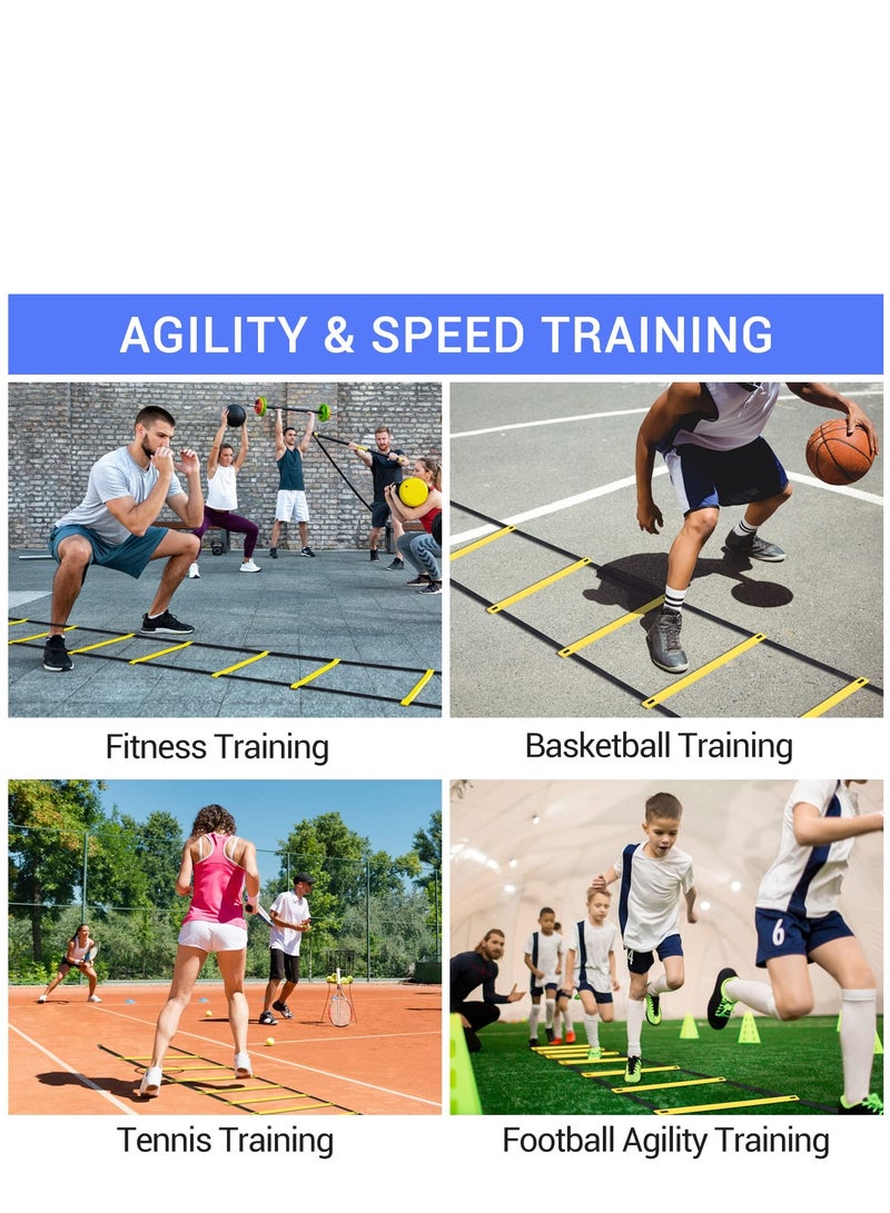 Generic Speed Agility Ladder Track and Field Equipment for Sports Training and Soccer Football Tennis Baseball Drills  - Image 5