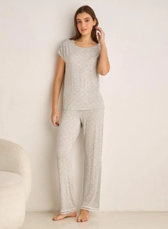 سبلاش فيڤ طقم بيجاما علوي وسفلي