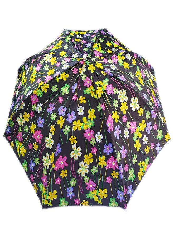 RAINPOPSON 2 Fold Printed Big Size Stylish Umbrella for Women & Men UV Protection Office Umbrella Combo for Girls (Multicolor Printed) - Set of 2 (UM-235) - Image 3