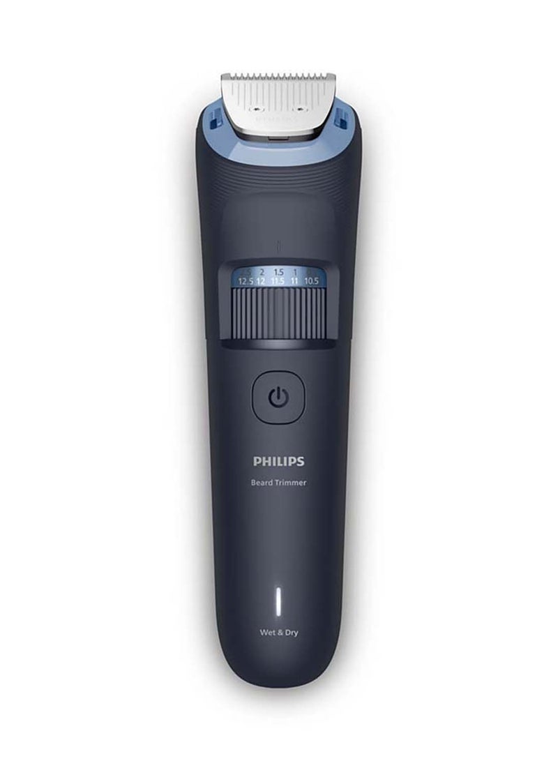 Philips Beard Trimmer BT3665/15 | 40 length settings 0.5–20 mm | Comb lifts hairs for an even trim | 100% washable | 80 min cordless | USB-A charging | Battery indicator Black - Image 3