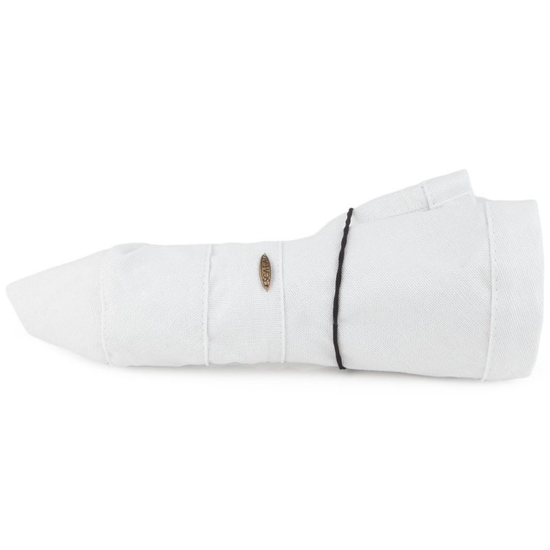 Scala Women's Cotton Hat with Inner Drawstring and Upf 50+ Rating,White,One Size - Image 2