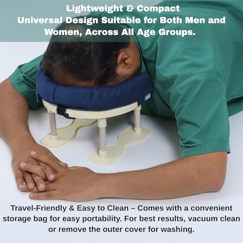 METRON Face Down Support After Eye Surgery – Prone Positioning System with Adjustable Stand, Face Cradle, and Breathing Hole for Vitrectomy and Retinal Recovery - Image 5