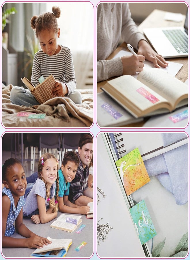 Anseal 12pcs Inspirational Bookmarks for Women Men, 6 Styles Colorful Paper Bookmarks Bulk for Book Lovers, Teachers, Reading Lovers, Gifts, Prizes, Class - Image 5