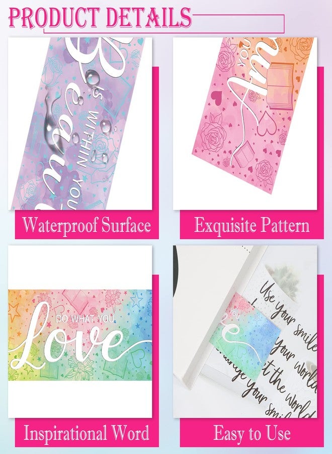Anseal 12pcs Inspirational Bookmarks for Women Men, 6 Styles Colorful Paper Bookmarks Bulk for Book Lovers, Teachers, Reading Lovers, Gifts, Prizes, Class - Image 4