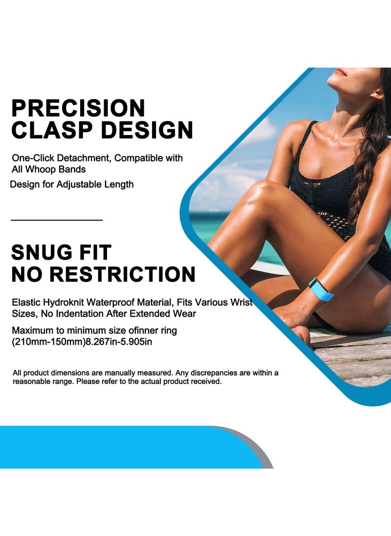 TEMPO HydroKnit Sport Band Compatible with Whoop 4.0 | Soft Nylon, Fast-Drying, Water-Resistant and Comfortable Replacement Strap for Active Lifestyles  - Image 4