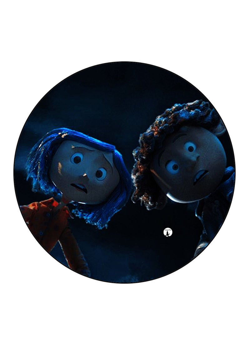 Coraline Printed Mouse Pad Multicolour