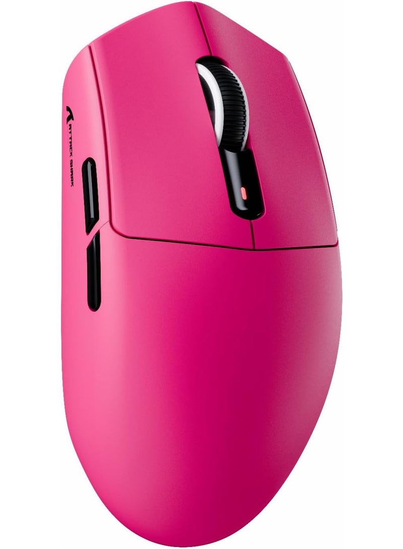 ATTACK SHARK G3 Tri-Mode Wireless Gaming Mouse, 59g Lightweight, 25000 DPI, Berry Red - Image 1