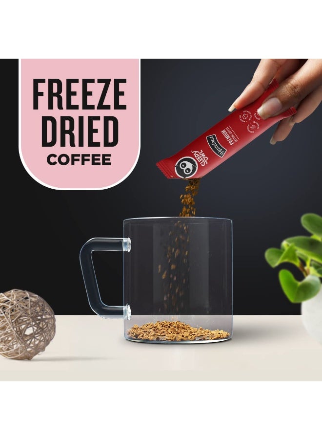 Sleepy Owl Hazelnut Flavour 100% Arabica Coffee Sachets | 60g - Pack of 30 x 2g Instant Coffee Powder Sachets | Nutty & Bold | Travel Friendly - Image 3