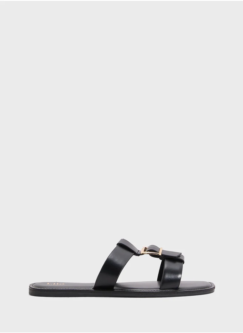 ELLA Flat Sandal With Buckle