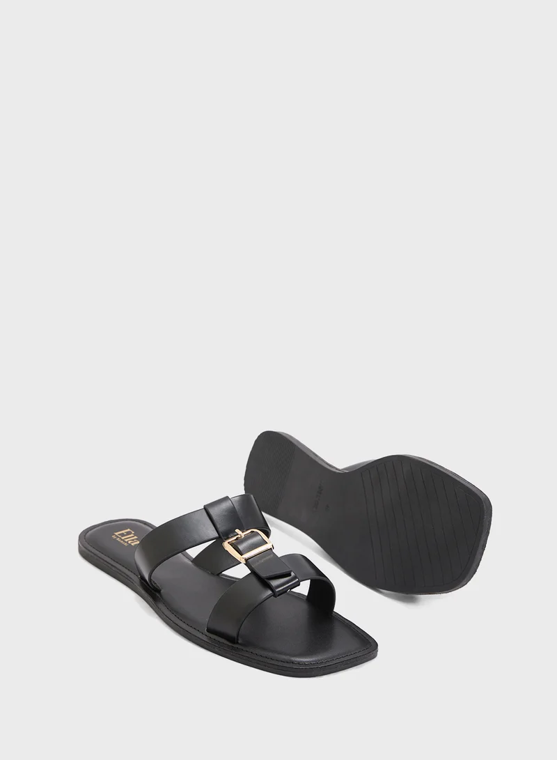 ELLA Flat Sandal With Buckle