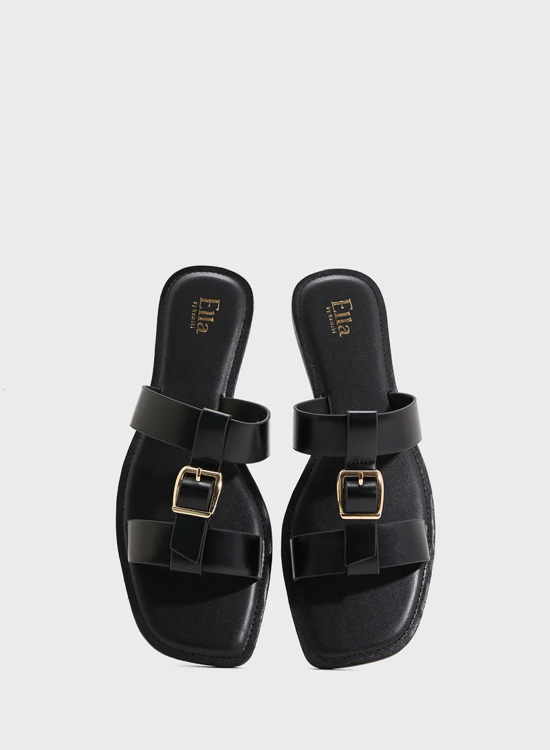 ELLA Flat Sandal With Buckle