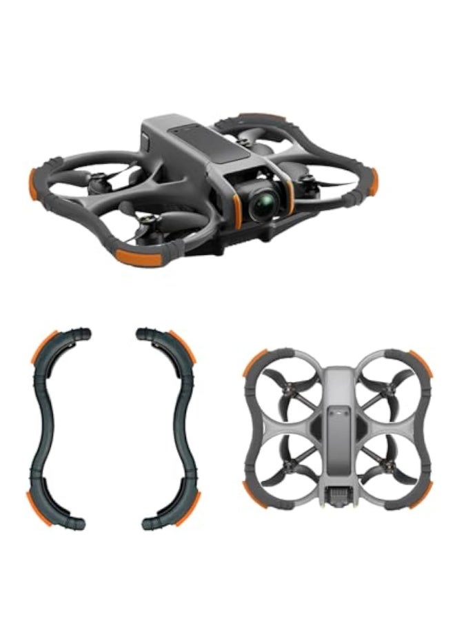Generic - Avata 2 Propeller Guard Protector, Protective Bumper Anti-Collision Shockproof Prop Protector, Anti-Collision Prop Bumper Silicone Protective Cover Ring, for DJI Avata 2 - Image 1