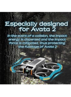 Generic Avata 2 Propeller Guard Protector, Protective Bumper Anti-Collision Shockproof Prop Protector, Anti-Collision Prop Bumper Silicone Protective Cover Ring, for DJI Avata 2  - Image 4