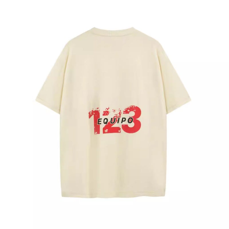 Rrr 123 Its Faith Not Magic Tee Wash Dressed Gym Printed Cotton Short Sleeve T-Shirt - Image 5
