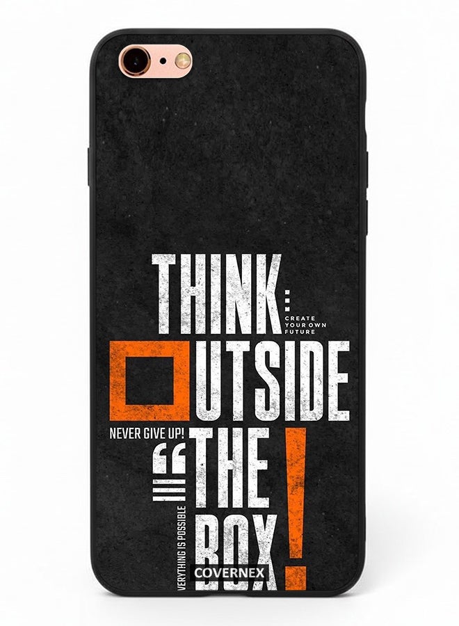 Covernex Apple iPhone 6 Plus Protective Case Cover Printed Featuring Think Outside The Box - Image 2