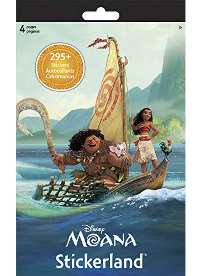 Trends International Disney Moana Stickerland 4Pg Pad - Image 1
