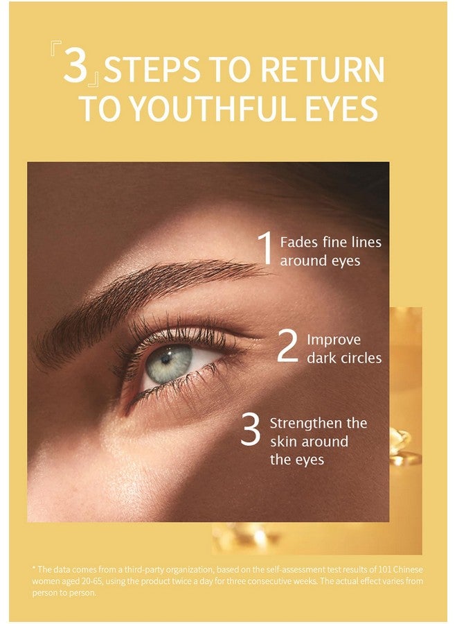 Grospe Banana Bright Eye Cream, Anti Aging Eye Cream with Squalane Dark Circle Under Eye Cream for Puffiness & Bags Moisturizing Firming & Wrinkle Repair Eye Treatment for Women & Men - 0.71 Fl Oz - Image 3
