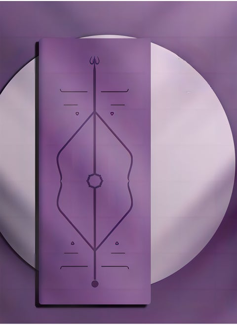 The World's Best Eco Friendly Non Slip Yoga Mat With The ORIGINAL Unique Alignment Marker System Biodegradable Mat Made With Natural Rubber  A Warrior Like Grip 183*68*0.5cm