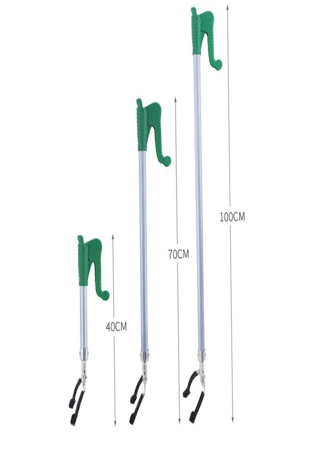 SOLUSTRE Heavy Duty Reacher Grabber Tool 15.74 Inch Aluminum Telescopic Grabber Reach Tool for Mobility Aid Elderly Disabled Outdoor Trash Pickup - Image 5
