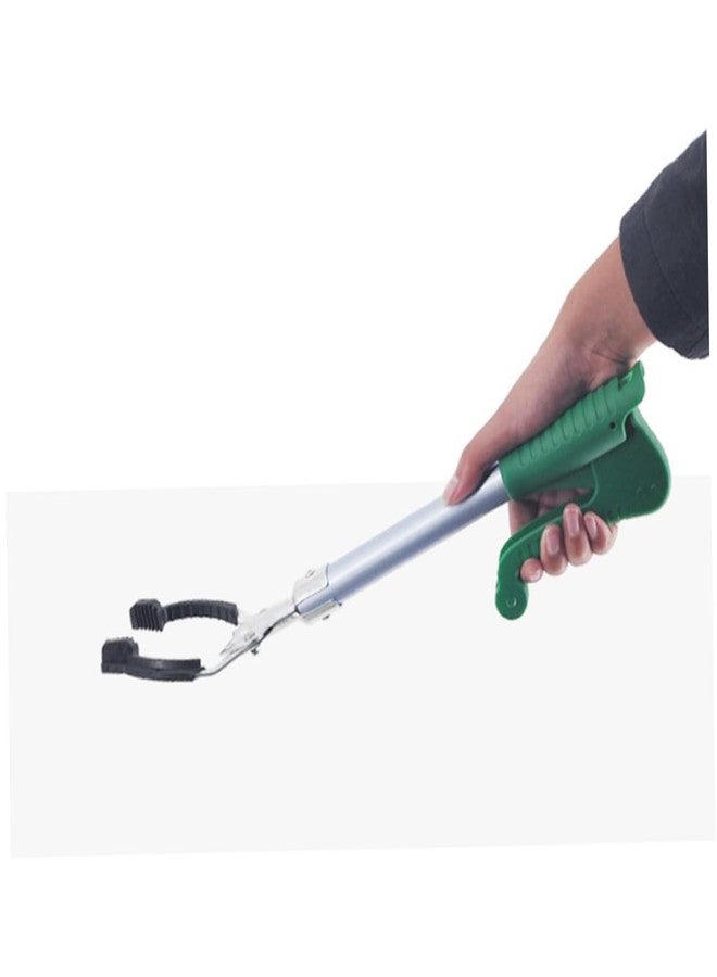 SOLUSTRE Heavy Duty Reacher Grabber Tool 15.74 Inch Aluminum Telescopic Grabber Reach Tool for Mobility Aid Elderly Disabled Outdoor Trash Pickup - Image 3