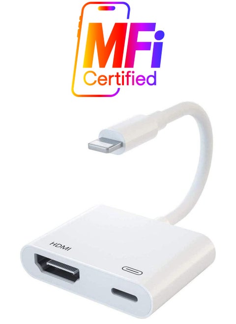 Lightning To HDMI Adapter White
