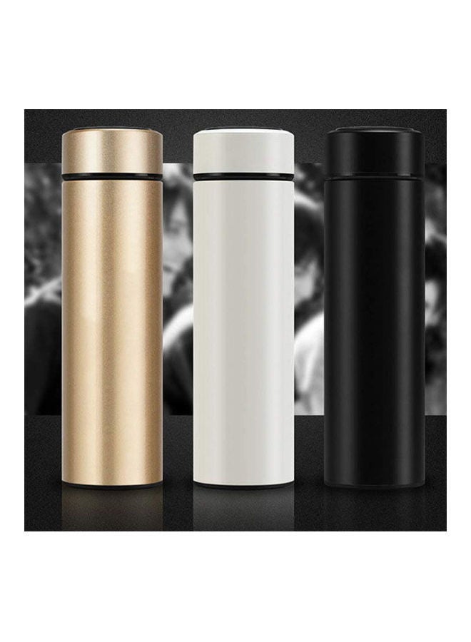 NIBEMINENT Vacuum Thermos Led Temperature Display Water Bottle Stainless Steel Double Wall Insulated Cup Intelligent Travel Coffee Mugs Black 500ml - Image 2