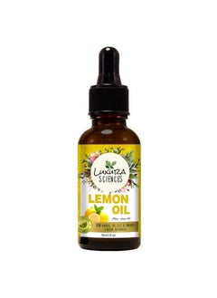 Luxura Sciences Organic Lemon Essential Oil For Skinhair And Body (100% Pure & Natural Undiluted) Therapeutic Grade Perfect For Aromatherapy Relaxation Skin Therapy & More! 30Ml  - Image 1