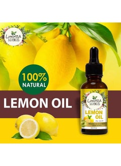 Luxura Sciences Organic Lemon Essential Oil For Skinhair And Body (100% Pure & Natural Undiluted) Therapeutic Grade Perfect For Aromatherapy Relaxation Skin Therapy & More! 30Ml  - Image 3