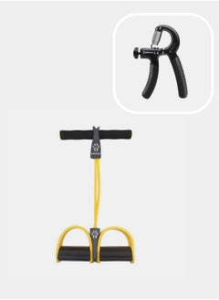 KANGAROO Exercise handle with resistance rope with pedal  - Image 1