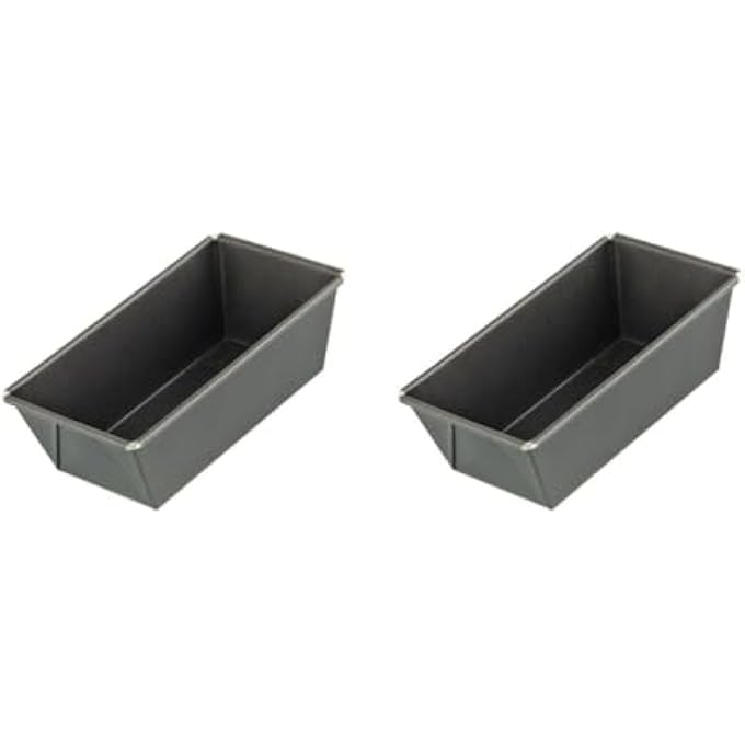 Zenker 9916350 Set of 2 Cake Tins 20 cm Cake Mould Cake Mould Brioche Mould Rectangular Baking Mould Steel 20 cm - Image 1