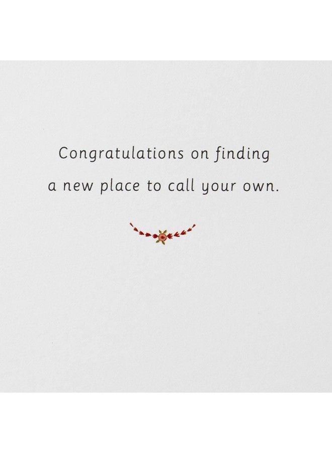 Hallmark Signature Handmade Housewarming Card (Welcome Home House) - Image 4