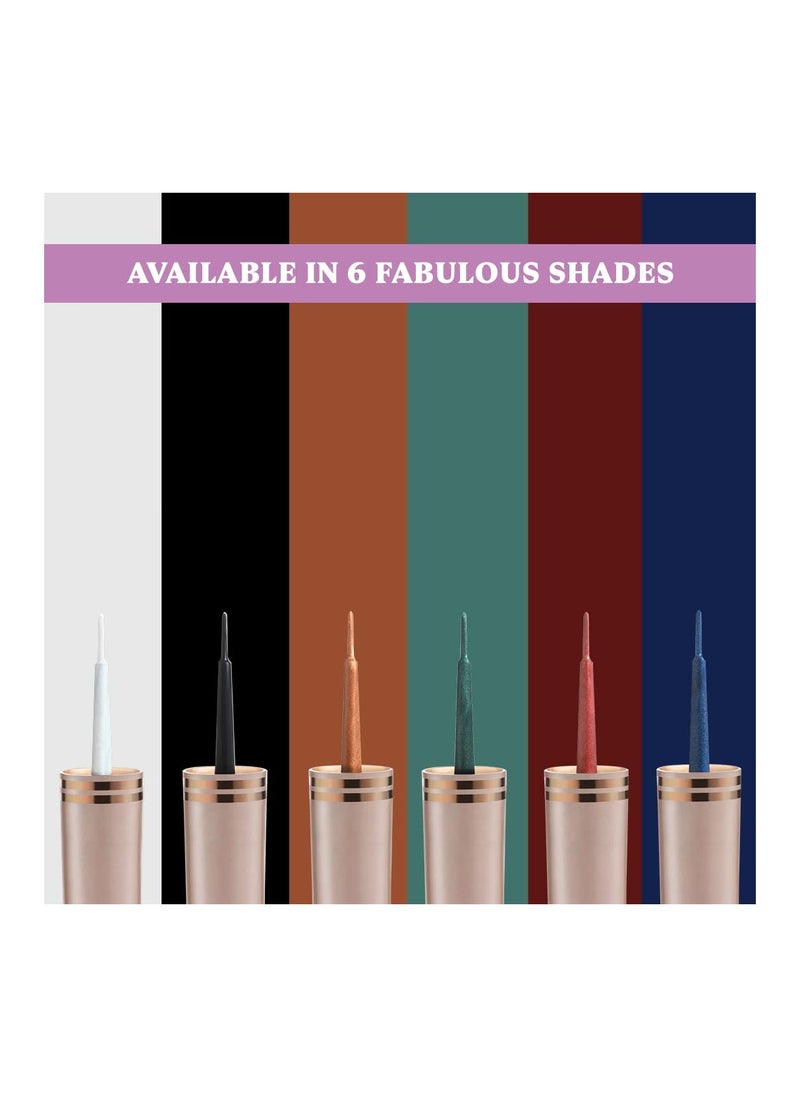 DAZLLER - Dazller Liquid Eyeliner Waterproof, 9.5ml, Black, Smudge-proof, Matte, One stroke application, Long-lasting, Deeply pigmented, Lightweight, Quick-drying - Image 1
